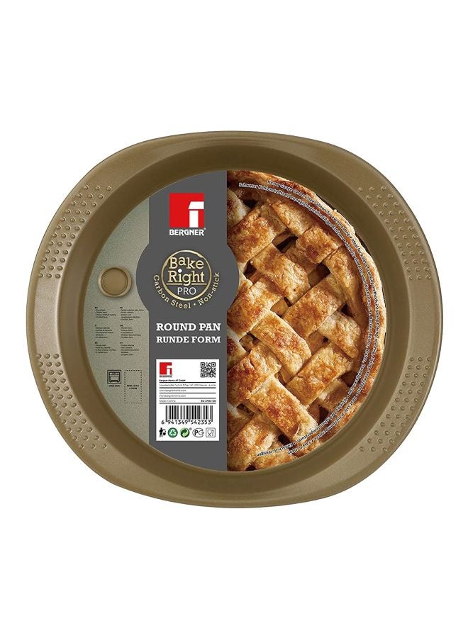 BERGNER - Bake right Pro Round Pan Brown 31cm - Image 1
