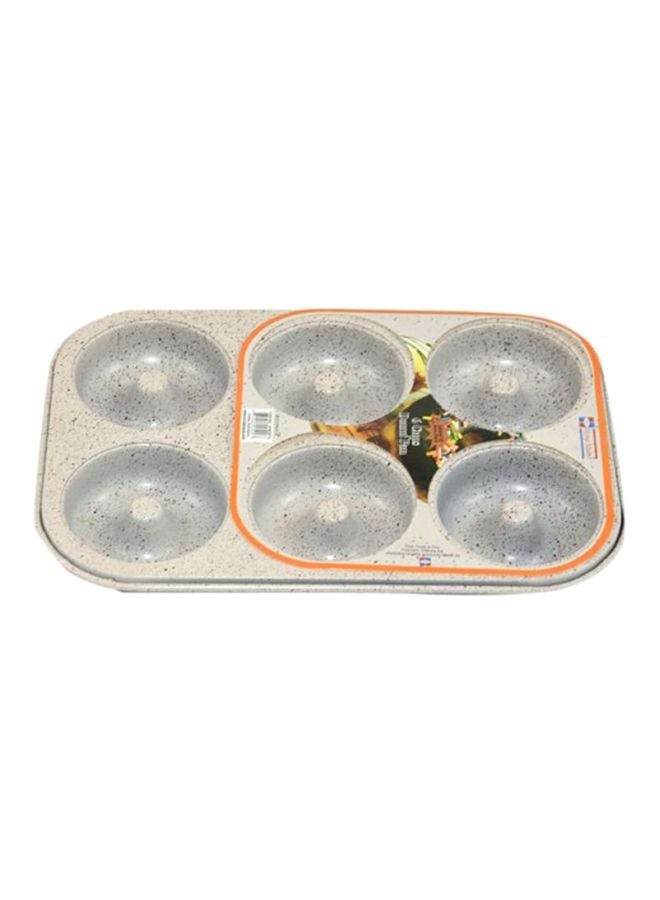 Homemaker Granite6 Cup Donut Pan Grey