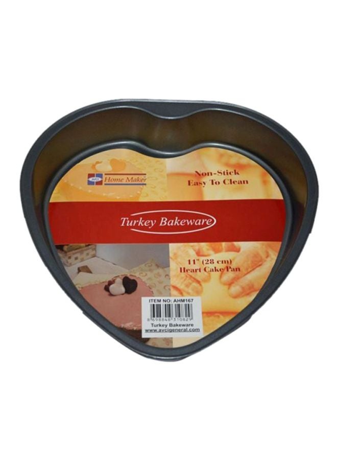 Homemaker HEART SHAPE CAKE PAN 28cm Black 28cm  - Image 1