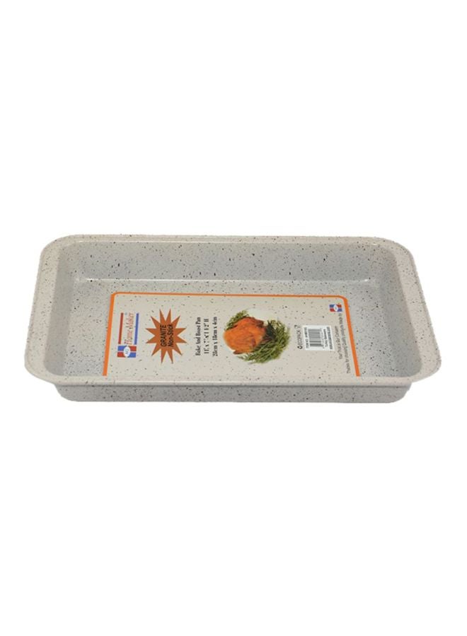 Homemaker Granite28Cm Brownie/Slice Pan Beige 