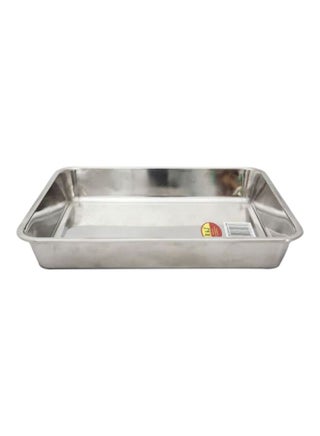 Steel Deep Bakeware Tray Silver 33.5x25.3x6.1cm - v1615393507/N13016822A_1