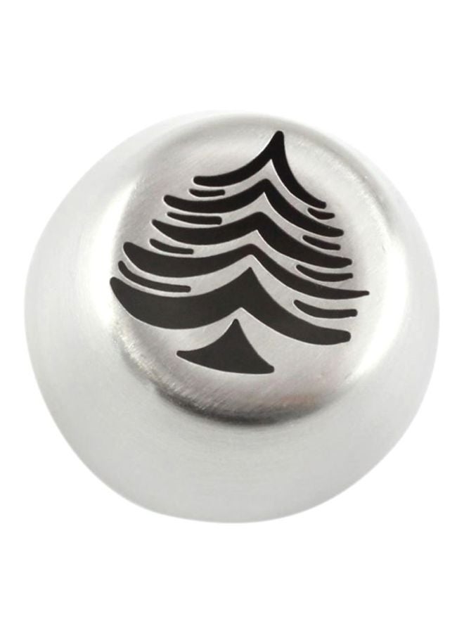 Beauenty 2-Piece Russian Icing Piping Nozzle Silver/Black 19.8 x 12 x 4.2cm - Image 2