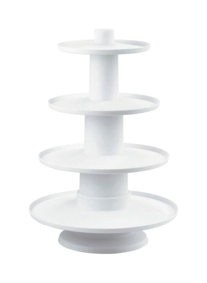 Wilton - 4-Tier Stacked Dessert Tower White 16.2x11.5cm - Image 1