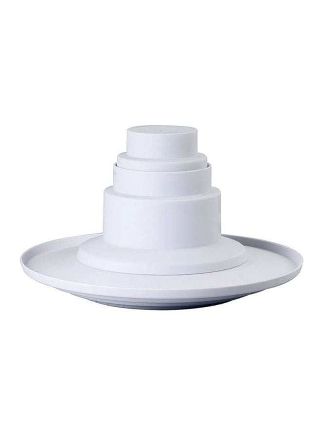Wilton - 4-Tier Stacked Dessert Tower White 16.2x11.5cm - Image 1