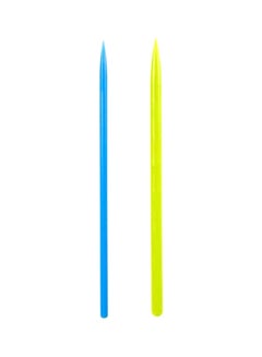 Wilton 2-Piece Fondant And Gum Paste Modelling Stick Set Green/Blue 2x6inch  - Image 1