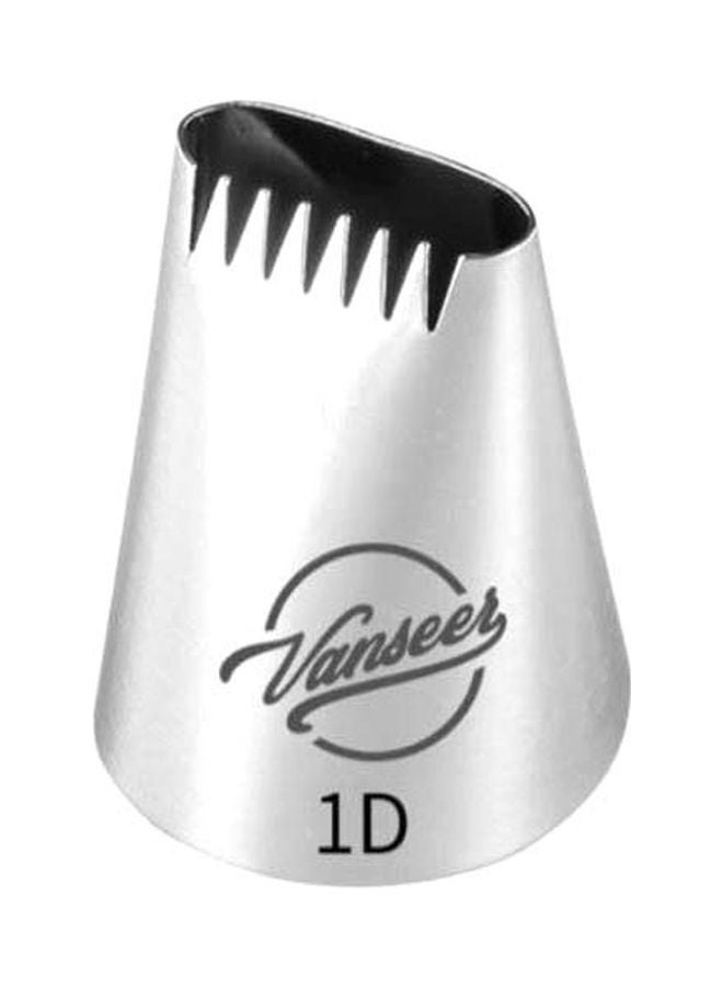 Beauenty Cake Decorating Piping Nozzle Silver 5cm - Image 1