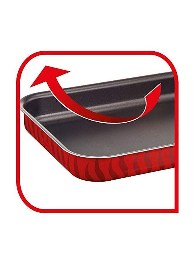 Tefal Les Specilistes Rectangular Roasting Dish, Non-Stick Red/Black 29x22cm  - Image 5