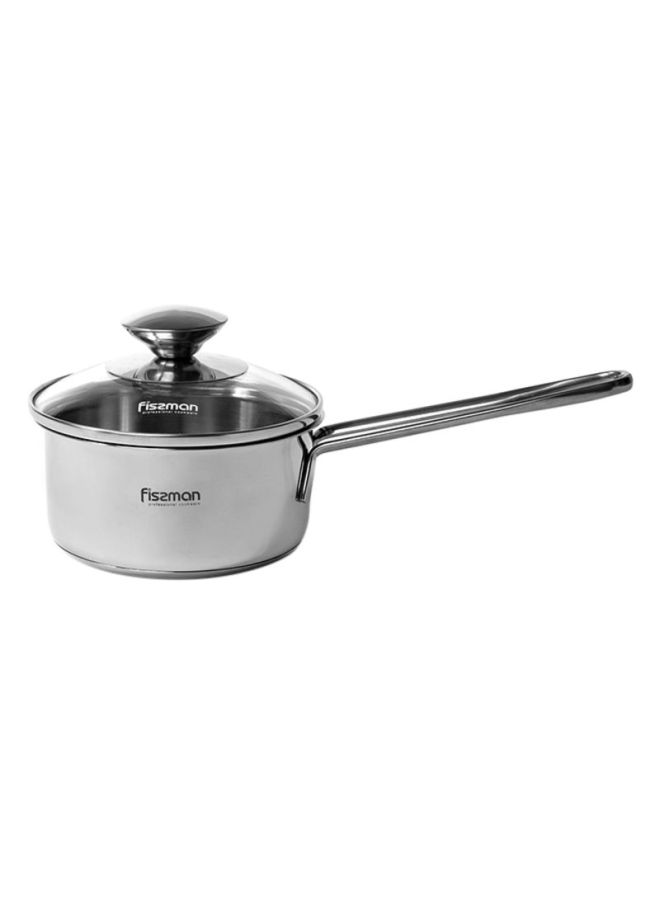 Fissman Bambino Stainless Steel Saucepan With Lid Silver 14х6.5centimeter - Image 2
