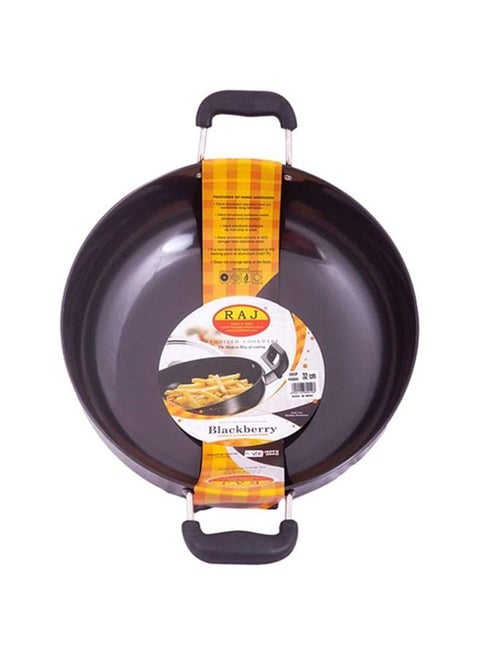 Anodized Deep Kadai Black 22cm