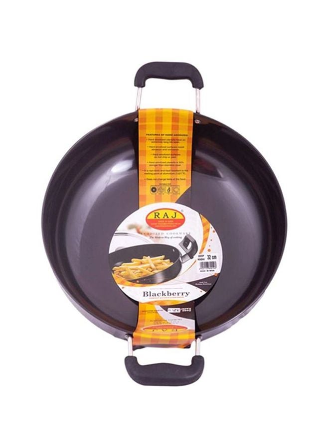 RAJ - Anodized Deep Kadai Black 22cm - Image 1