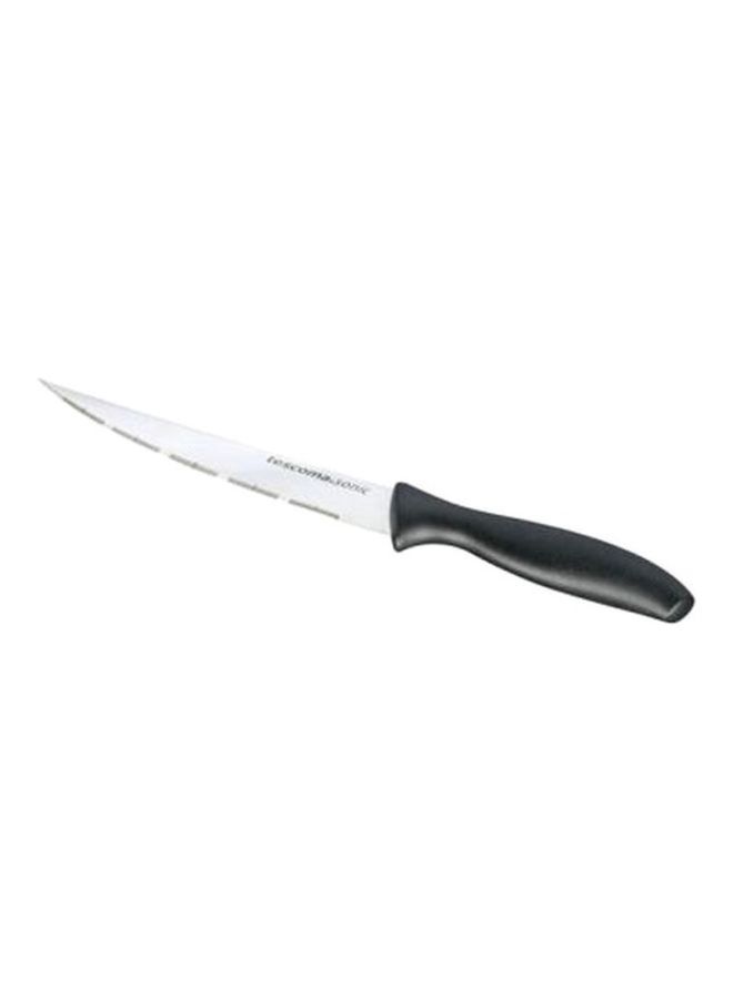 tescoma - Sonic Vegetable Cutting Knife Black/Silver 12cm - Image 1