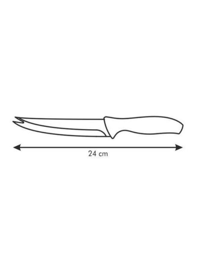 tescoma - Sonic Vegetable Cutting Knife Black/Silver 12cm - Image 1