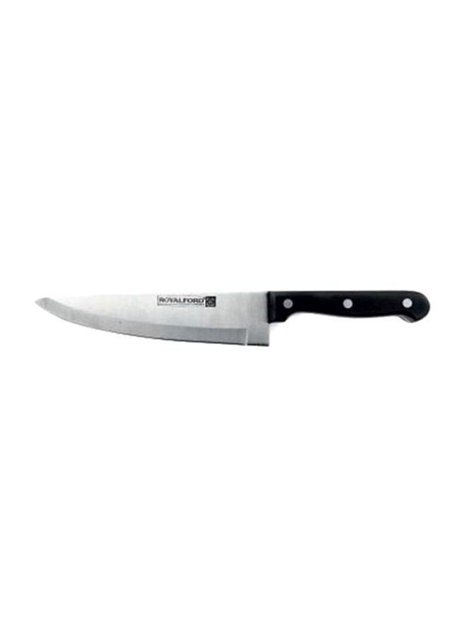 Royalford Stainless Steel Chef Knife Black/Silver 9inch  - Image 1
