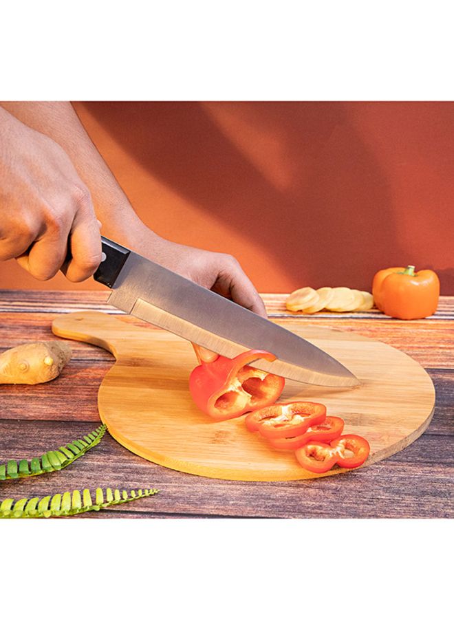 Royalford Stainless Steel Chef Knife Black/Silver 9inch  - Image 2