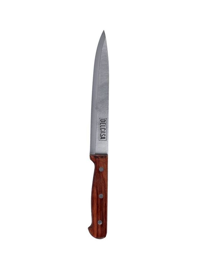 DELCASA Stainless Steel Cleaver Knife Brown/Silver  - Image 1
