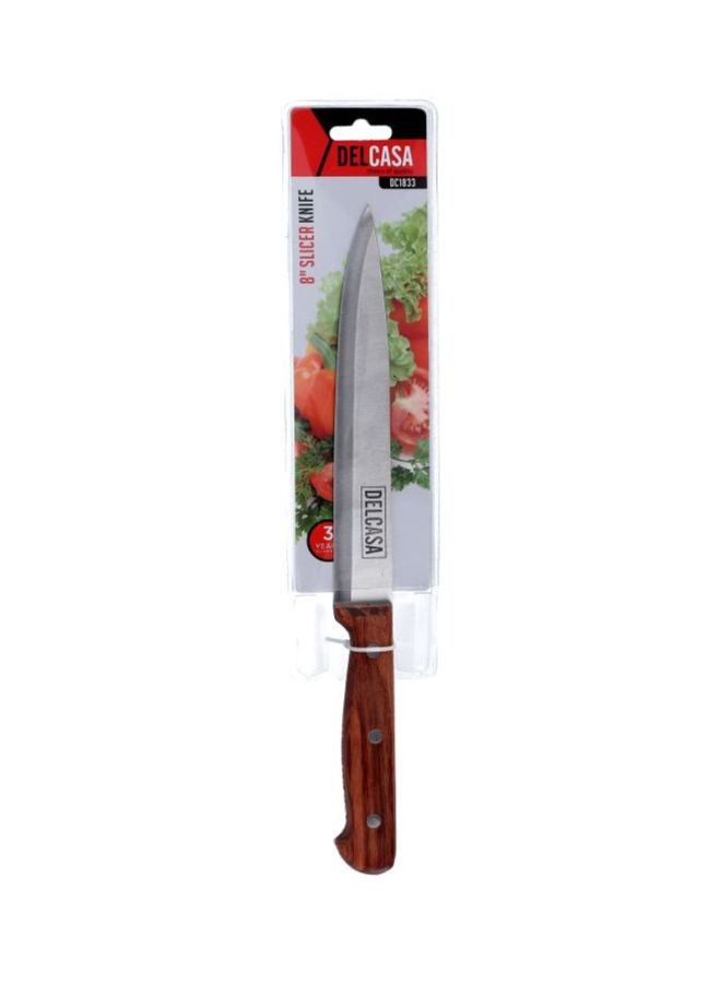 DELCASA Stainless Steel Cleaver Knife Brown/Silver  - Image 2