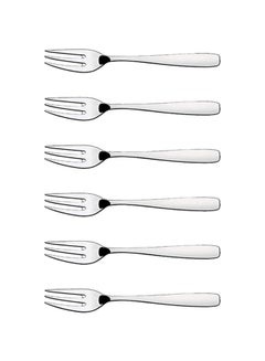 6-Piece Cake Fork Set Silver - v1615395434/N11062219A_1