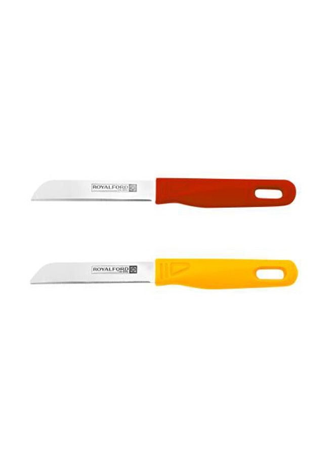 Royalford 12-Piece Fruit Cutting Knife Set Multicolour - Image 4