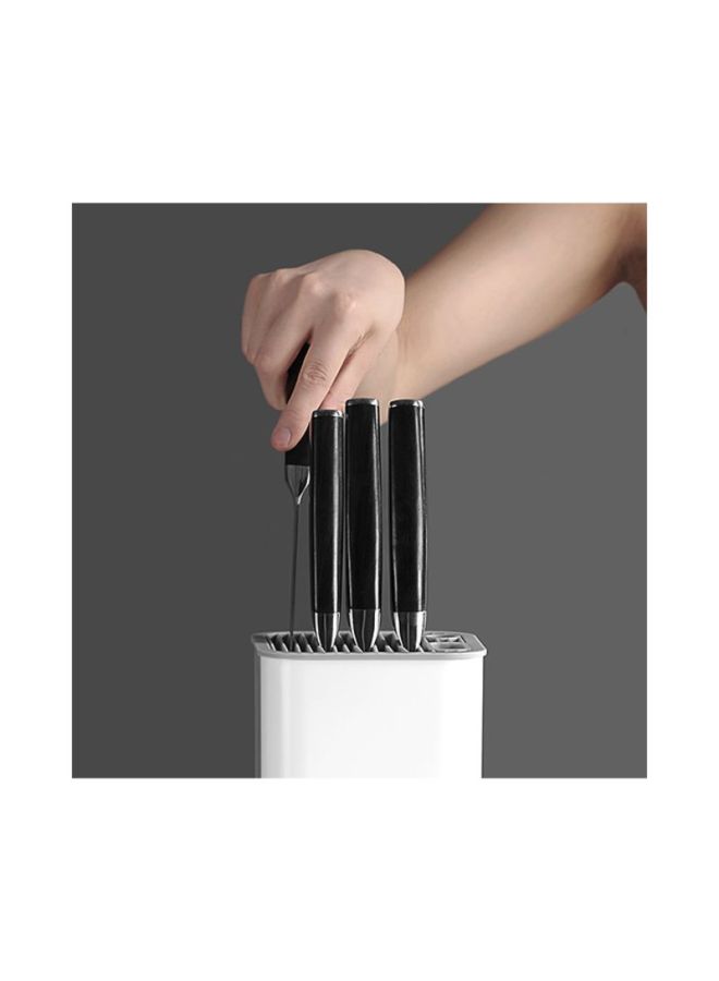 Xiaomi Huohou Kitchen Knife Holder Stand White 22.5x12.6x12.6cm - Image 4