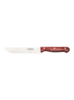 Kitchen Knife Silver/Brown 6inch