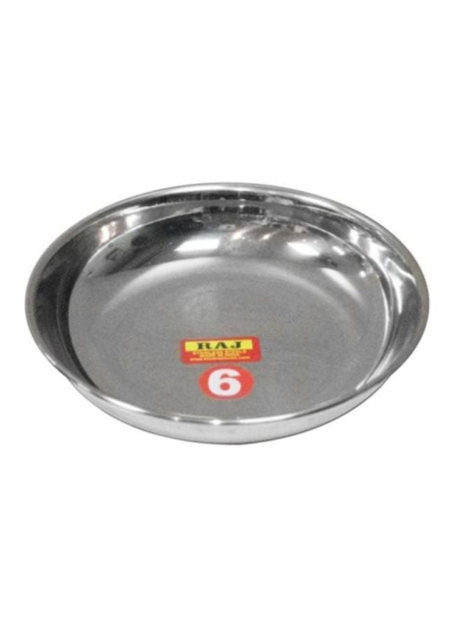 RAJ Halwa Side Plate No.6 Silver 12.5cm 