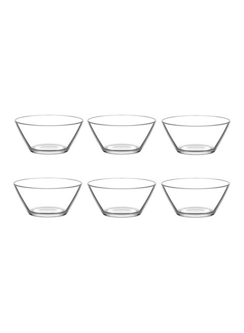 6-Piece Vega Bowl Set Clear 345ml