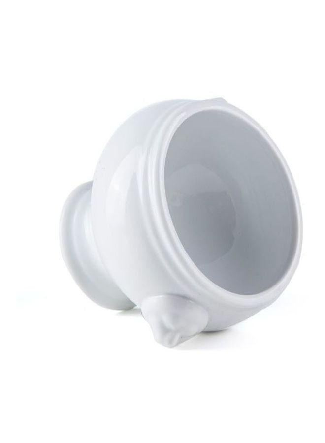 Sharpdo Exquisite Ceramic Soup Bowl White 28x12x11cm - Image 2