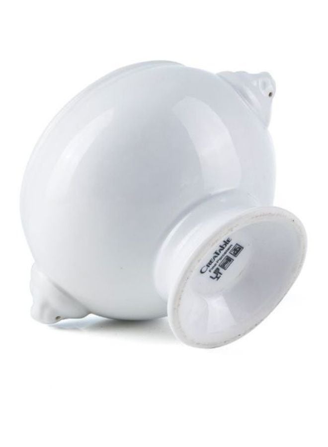 Sharpdo Exquisite Ceramic Soup Bowl White 28x12x11cm - Image 3