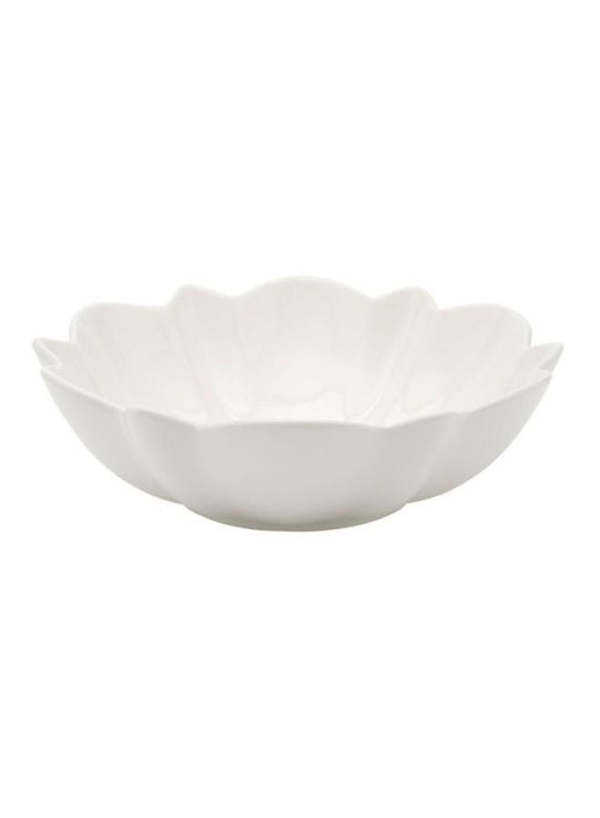 Verona - Lotus Leaf Bowl White 32cm - Image 1