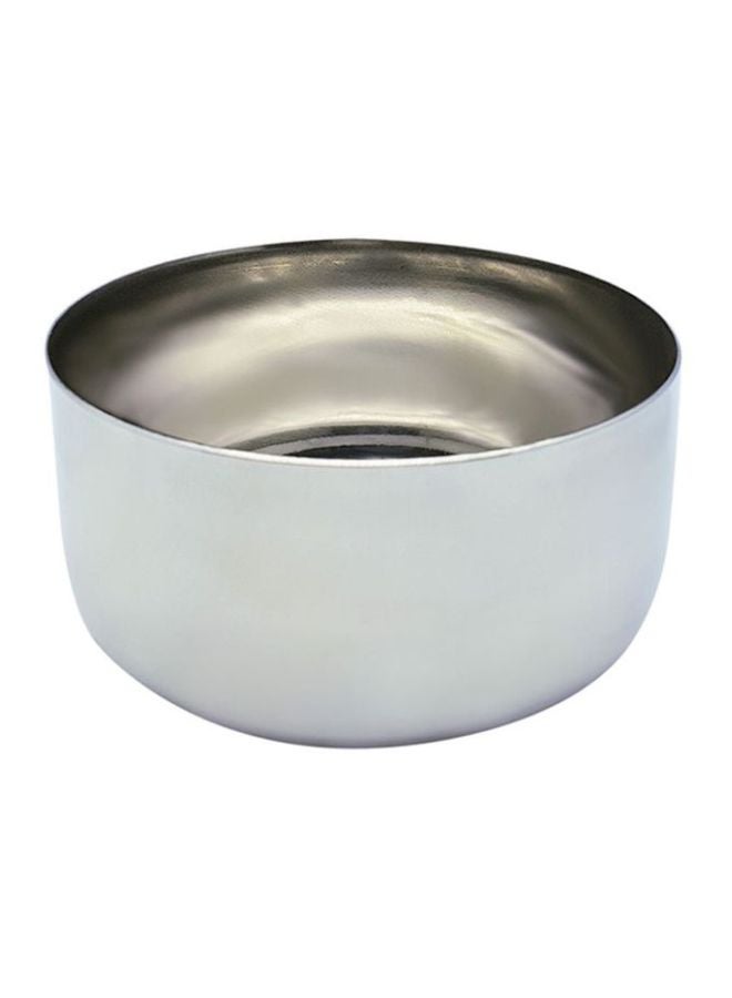 RAJ Rimless Steel Bowl Silver 9x4cm 
