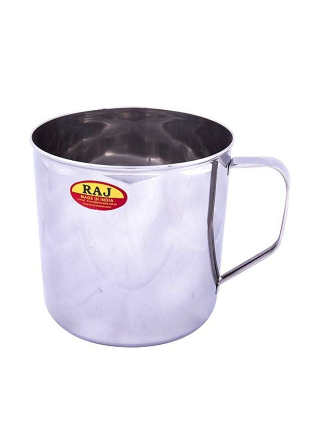 RAJ Stainless Steel Mug Silver 12.5x12cm 
