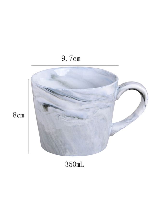 Sharpdo Ceramic Marble Cup Grey/White - Image 2