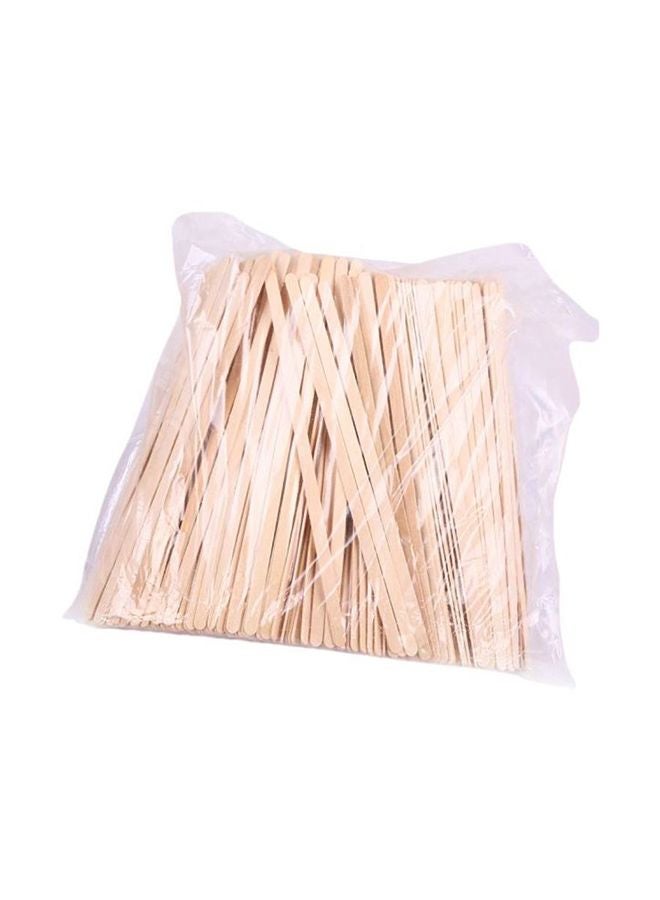 Hotpack 1000-Piece Wooden Coffee Stirrer Beige 19cm  - Image 1