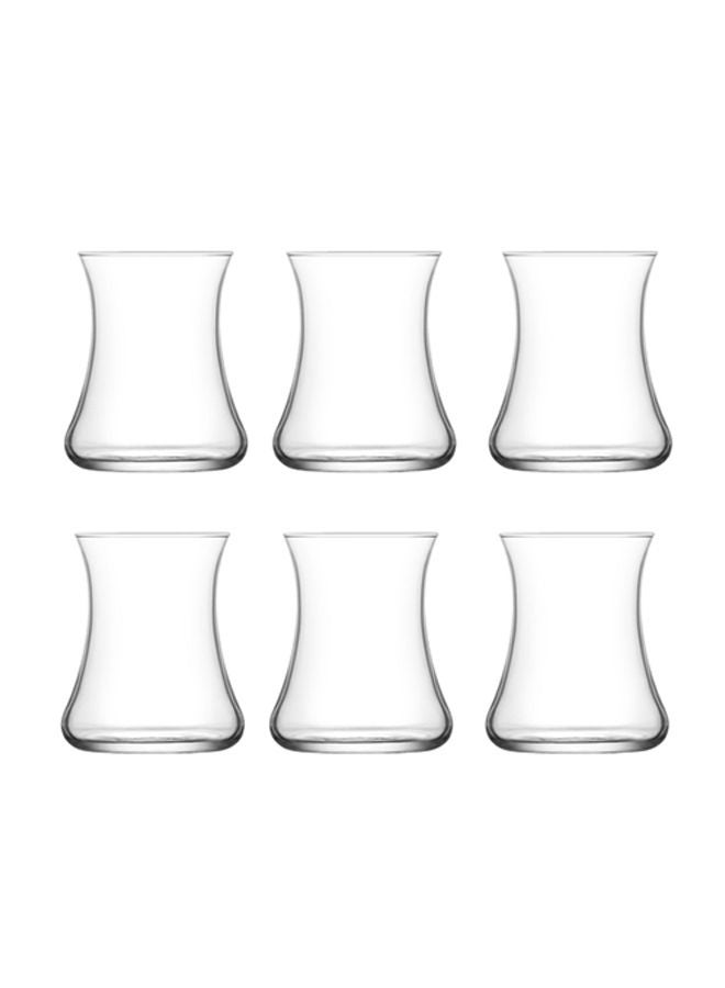 LAV 6-Piece Lal Tea Glass Set Clear  - Image 1