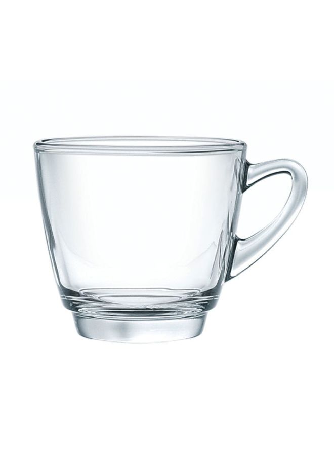 Ocean Pack Of 6 Kenya Cappuccino Cup Clear 245ml - Image 2