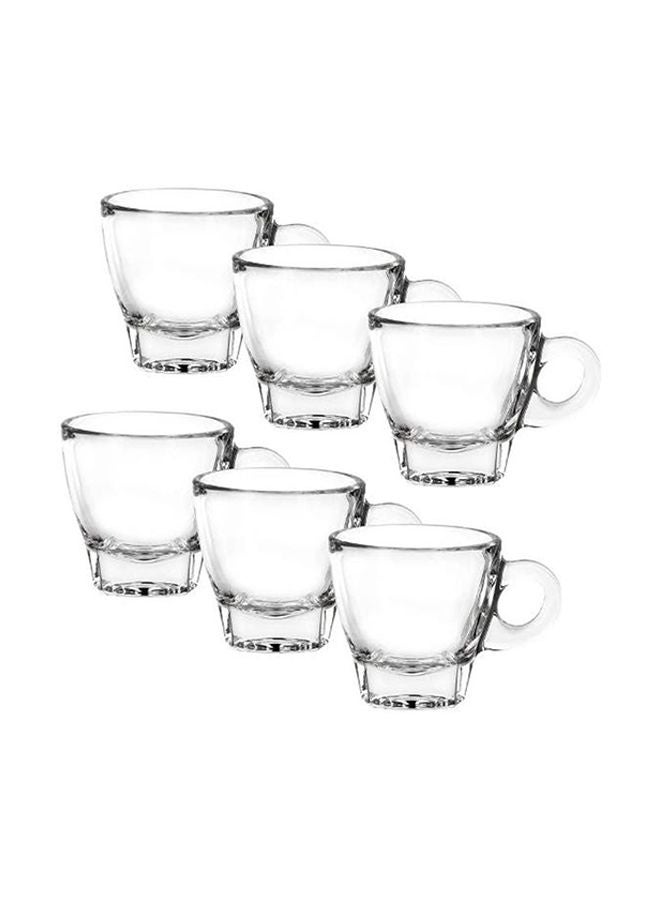 أوشن طقم أكواب لقهوة الإسبريسو مكون من 6 قطع شفاف 70ملليلتر - Image 1