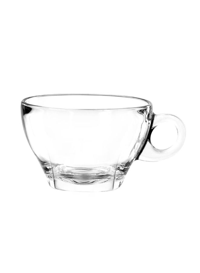 Ocean Pack Of 6 Caffe Latte Cup Clear 260ml - Image 2