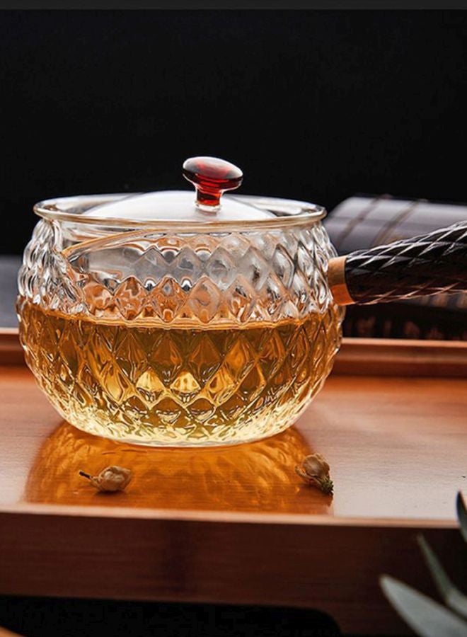 Beauenty Heat-Resistant Household Teapot Transparent 7x7x8cm - Image 3