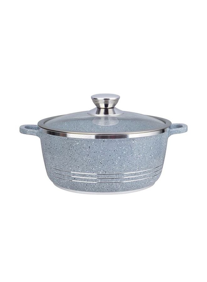 DESSINI Granite Casserole Pot Blue 36cm 