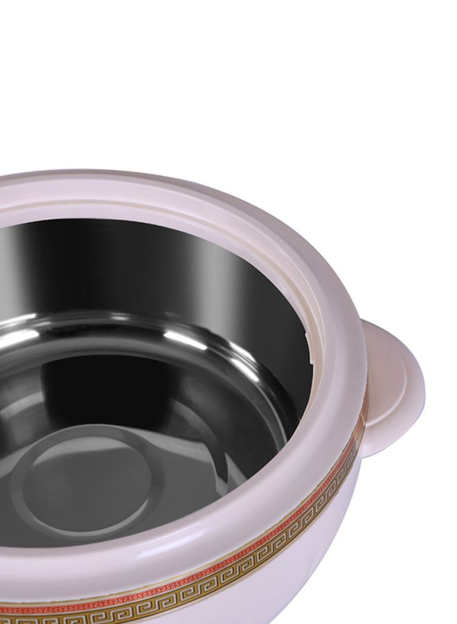 Royalford Classic Casserole White with Gold 1200ml  - Image 4