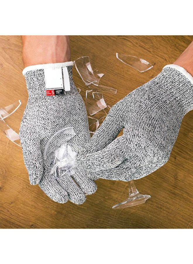 Cool Baby Cookware Butcher Protection Hand Gloves Grey 20x11cm  - Image 3