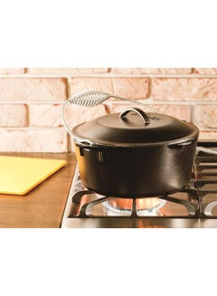 LODGE 7 Quart Cast Iron Dutch Oven Black 7 Quartcm  - Image 3
