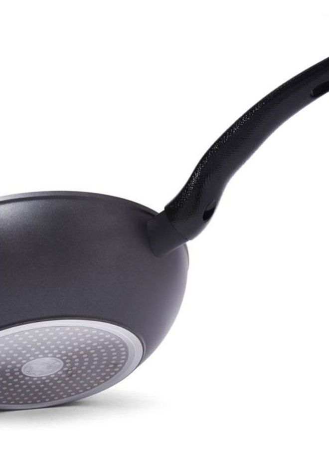 بيرجنر مقلاة ووك أوريون من الألومنيوم المانع للالتصاق والمشكل بالطرق مع قاعدة مناسبة لمواقد الحث رمادي 28سم - Image 4