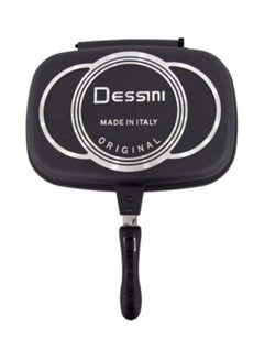 DESSINI Double Sided Pan Black/Silver 36x15x8cm  - Image 1