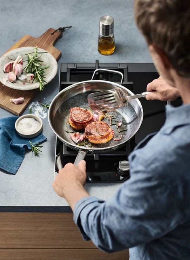 WMF Profi Resist Deep Frying Pan Silver 28cm - Image 3