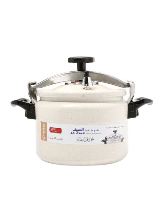 Granite Pressure Cooker Beige 5Liters