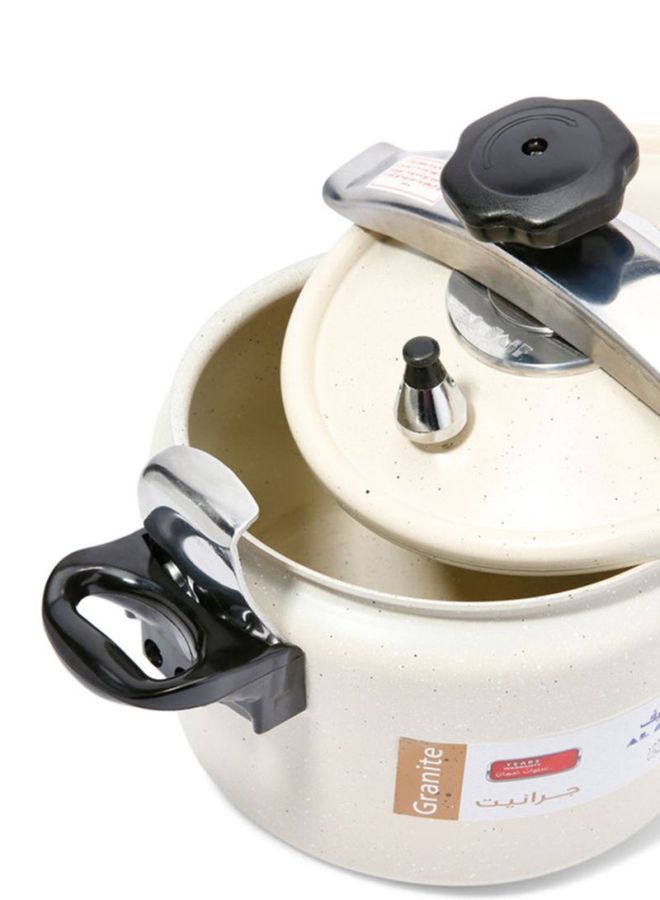 Granite Pressure Cooker Beige 5Liters
