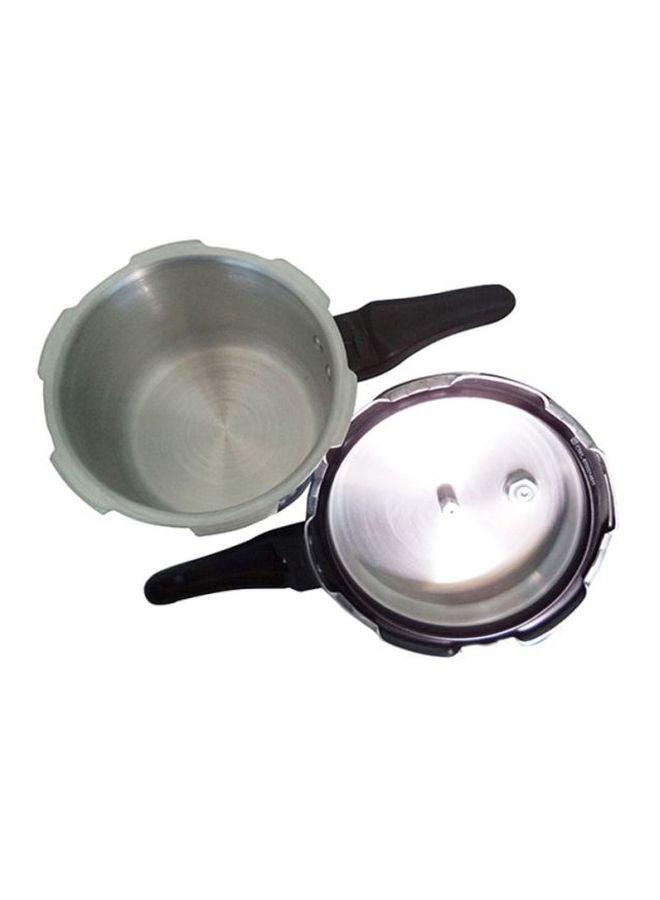 SONASHI Anti Spill 75L Pressure Cooker with HeavyBase and Strong Aluminum Body  Extra Strong Lugs with Anti Spill Lid  Heavy Base  Can be used on Gas Stove And Induction Stove Silver/Black 7.5Liters SPC-275 Silver/Black 7.5Liters  - Image 2