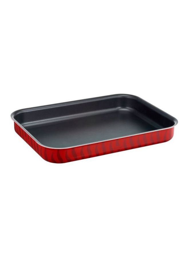 Tefal Les Specilistes 41X29Cm Rectangular Roasting Dish, Non-Stick Red/Black 41x29cm  - Image 1