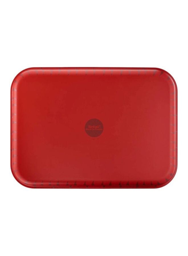 Tefal - Les Specialists Rectangular Roasting Dish, Non-Stick Red/Black 45x31cm - Image 1